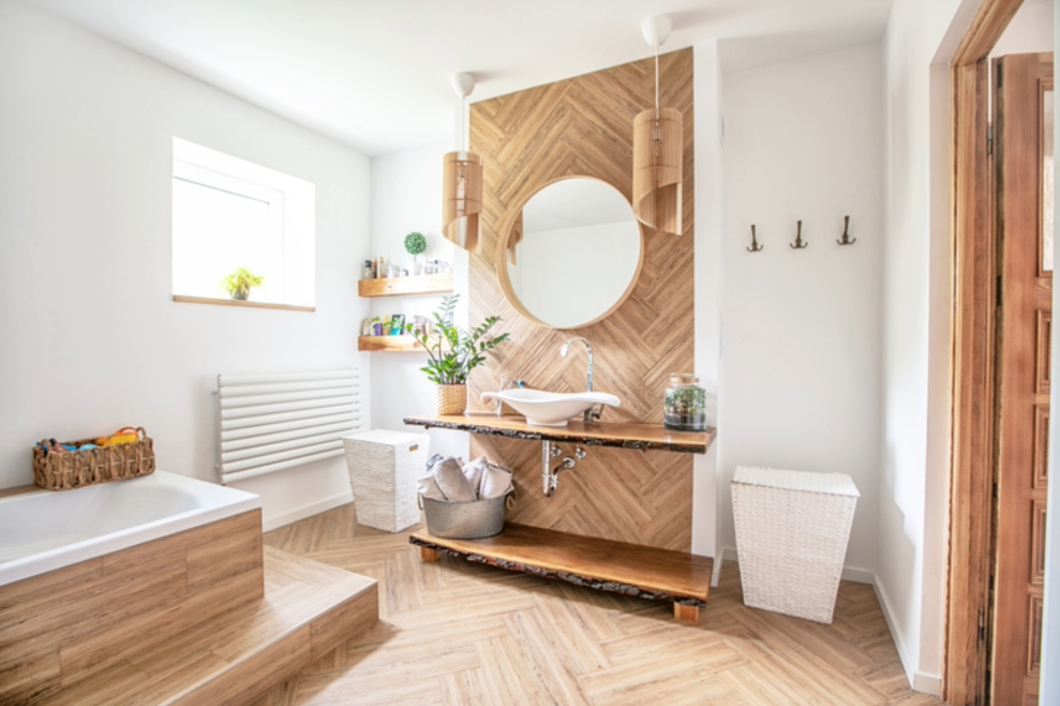 Parke Uygulama ve Banyo Tavan Dekoru